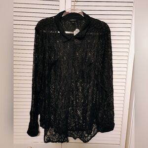 Plus size 4x lace blouse